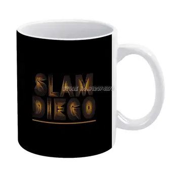 Slam Diego Padres Kahve Kupalar Özel Fincan Kişiselleştirilmiş Kupa çay bardağı Sıcak İçecek Bardağı Yaratıcı Drinkware Hediyeler Slam Diego Slam Diego S